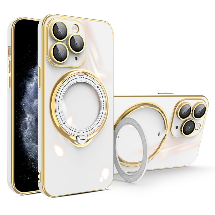 جراب هاتف متعدد الوظائف مطلي بالكهرباء مع حامل مغناطيسي، مناسب لأجهزة iPhone 11 وiPhone 11 Pro وiPhone XS / X وiPhone XR وiPhone XS Max وiPhone 8 Plus / 7 Plus