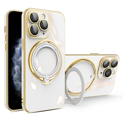 جراب هاتف متعدد الوظائف مطلي بالكهرباء مع حامل مغناطيسي، مناسب لأجهزة iPhone 11 وiPhone 11 Pro وiPhone XS / X وiPhone XR وiPhone XS Max وiPhone 8 Plus / 7 Plus