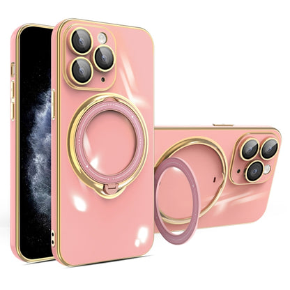 جراب هاتف متعدد الوظائف مطلي بالكهرباء مع حامل مغناطيسي، مناسب لأجهزة iPhone 11 وiPhone 11 Pro وiPhone XS / X وiPhone XR وiPhone XS Max وiPhone 8 Plus / 7 Plus