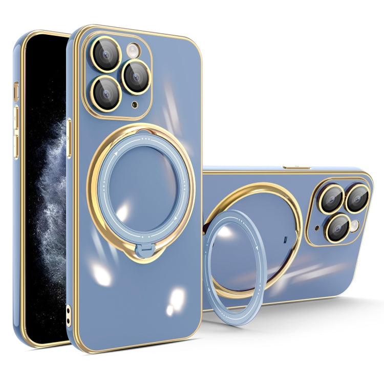 جراب هاتف متعدد الوظائف مطلي بالكهرباء مع حامل مغناطيسي، مناسب لأجهزة iPhone 11 وiPhone 11 Pro وiPhone XS / X وiPhone XR وiPhone XS Max وiPhone 8 Plus / 7 Plus
