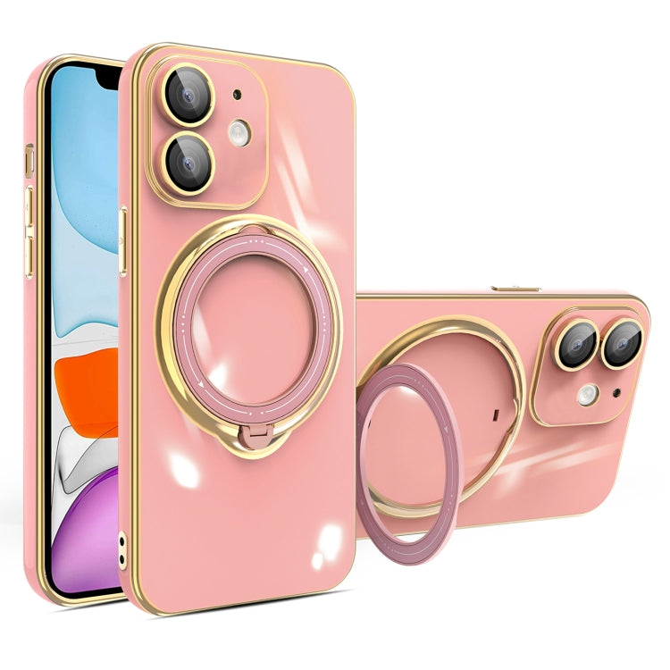 جراب هاتف متعدد الوظائف مطلي بالكهرباء مع حامل مغناطيسي، مناسب لأجهزة iPhone 11 وiPhone 11 Pro وiPhone XS / X وiPhone XR وiPhone XS Max وiPhone 8 Plus / 7 Plus