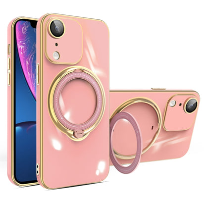 جراب هاتف متعدد الوظائف مطلي بالكهرباء مع حامل مغناطيسي، مناسب لأجهزة iPhone 11 وiPhone 11 Pro وiPhone XS / X وiPhone XR وiPhone XS Max وiPhone 8 Plus / 7 Plus