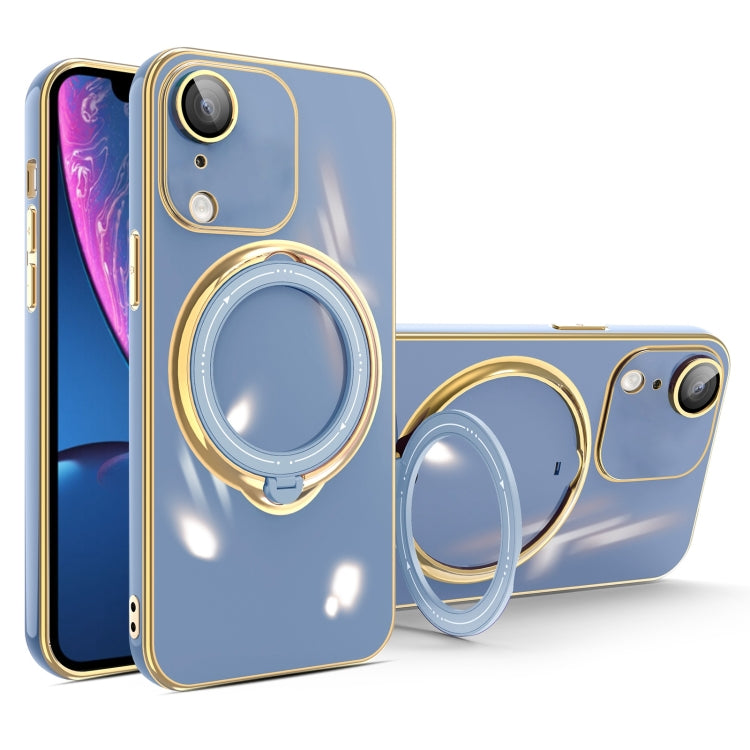جراب هاتف متعدد الوظائف مطلي بالكهرباء مع حامل مغناطيسي، مناسب لأجهزة iPhone 11 وiPhone 11 Pro وiPhone XS / X وiPhone XR وiPhone XS Max وiPhone 8 Plus / 7 Plus