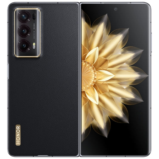 Honor Magic V2 Ultimate 5G، شاشة 7.92 بوصة + شاشة 6.43 بوصة MagicOS 7.2 Snapdragon 8 Gen2 ثماني النواة حتى 3.36 جيجاهرتز، الشبكة: 5G، OTG، لا يدعم Google Play، 16 جيجابايت + 1 تيرابايت