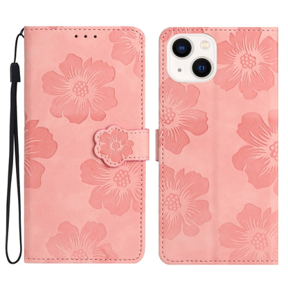 Flower Embossing Pattern Leather Phone Case, For iPhone 15 Pro Max, For iPhone 15 Pro, For iPhone 15 Plus, For iPhone 15, For iPhone 14 Plus, For iPhone 14, For iPhone 14 Pro, For iPhone 14 Pro Max, For iPhone 13 Pro Max