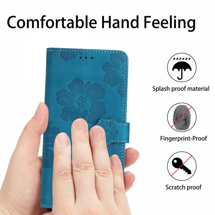 Flower Embossing Pattern Leather Phone Case, For iPhone 15, For iPhone 14 Plus, For iPhone 14, For iPhone 14 Pro