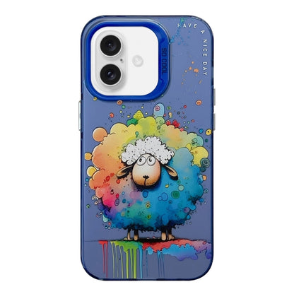 Animal Pattern Oil Painting Series PC + TPU Phone Case, For iPhone 16