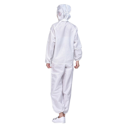 Striped Anti-static Split Hood Dust-proof Work Suit, S, M, L, XL, XXL, XXXL, XXXXL, XXXXXL