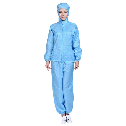 Striped Anti-static Split Hood Dust-proof Work Suit, S, M, L, XL, XXL, XXXL, XXXXL, XXXXXL