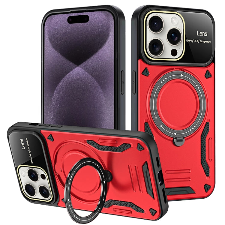 Large Window MagSafe Holder Phone Case, For iPhone 16 Pro Max, For iPhone 16 Pro, For iPhone 16 Plus, For iPhone 16