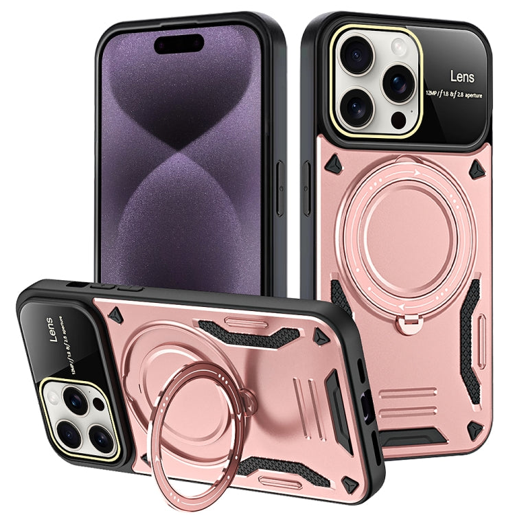 Large Window MagSafe Holder Phone Case, For iPhone 16 Pro Max, For iPhone 16 Pro, For iPhone 16 Plus, For iPhone 16