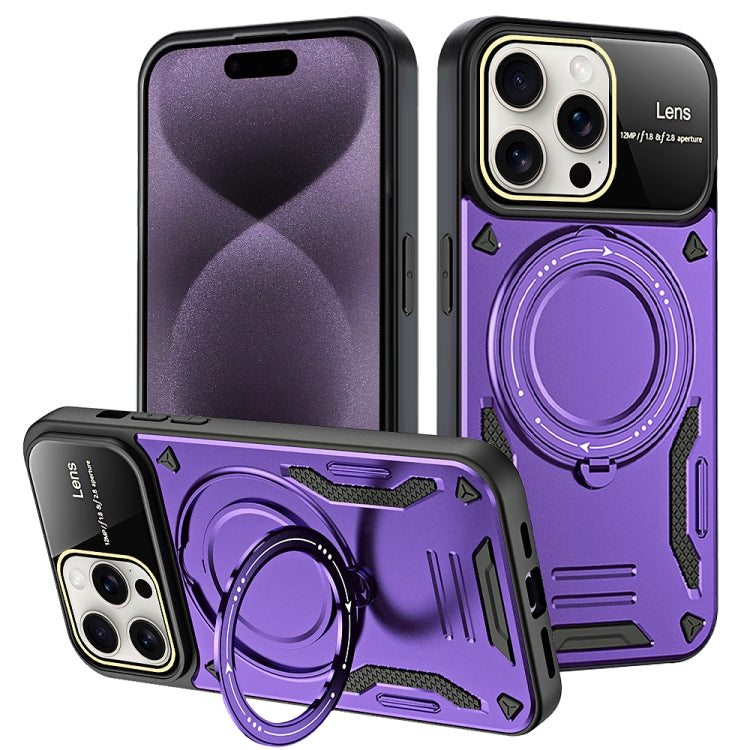 Large Window MagSafe Holder Phone Case, For iPhone 16 Pro Max, For iPhone 16 Pro, For iPhone 16 Plus, For iPhone 16