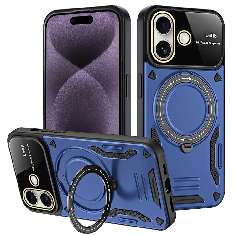 Large Window MagSafe Holder Phone Case, For iPhone 16 Pro Max, For iPhone 16 Pro, For iPhone 16 Plus, For iPhone 16