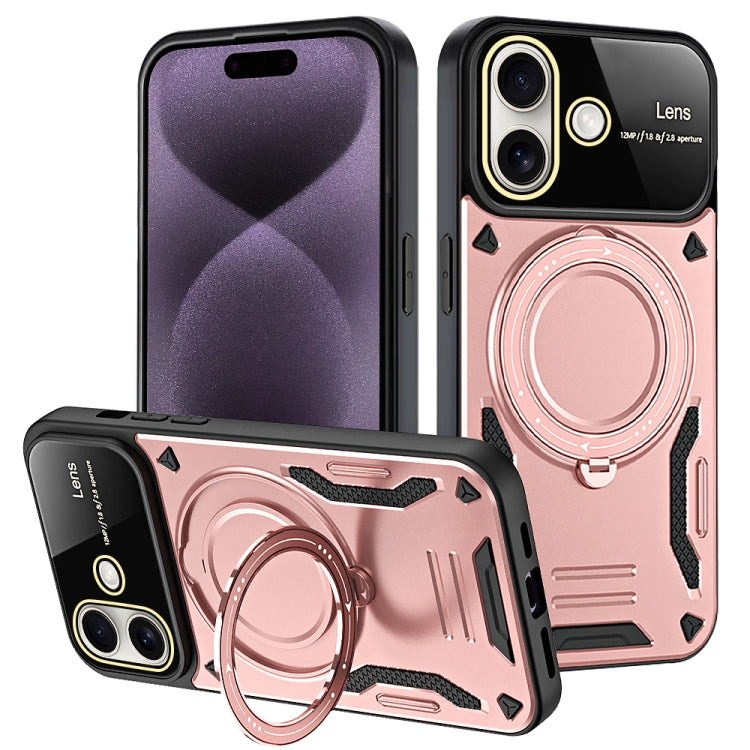 Large Window MagSafe Holder Phone Case, For iPhone 16 Pro Max, For iPhone 16 Pro, For iPhone 16 Plus, For iPhone 16