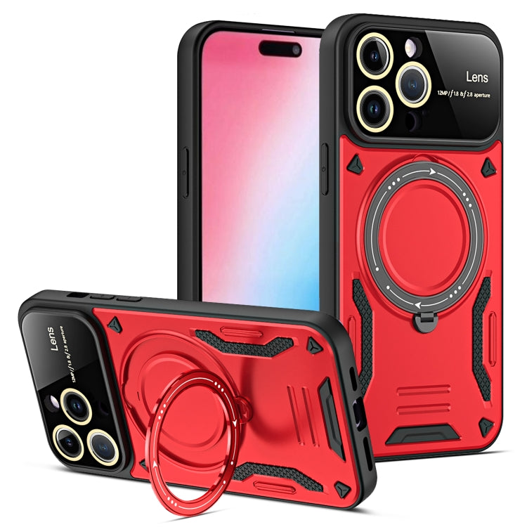 Large Window MagSafe Holder Phone Case, For iPhone 15 Pro Max, For iPhone 15 Pro, For iPhone 15 Plus, For iPhone 15