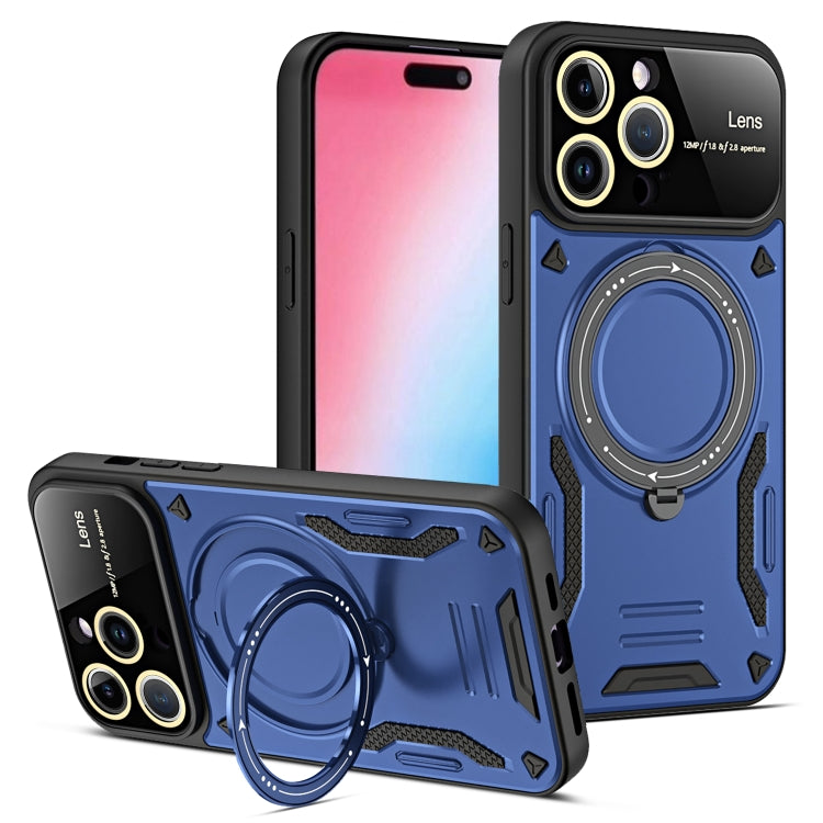 Large Window MagSafe Holder Phone Case, For iPhone 15 Pro Max, For iPhone 15 Pro, For iPhone 15 Plus, For iPhone 15