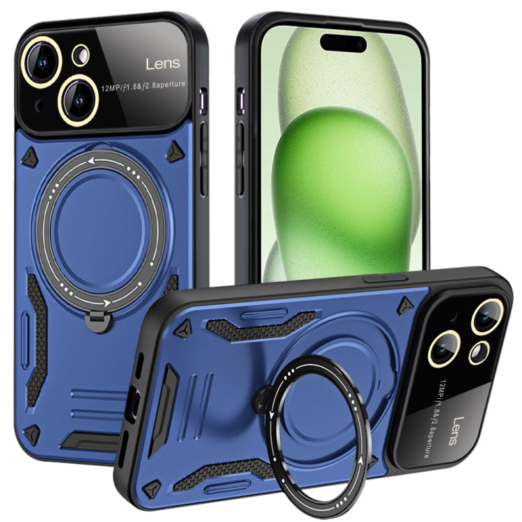 Large Window MagSafe Holder Phone Case, For iPhone 15 Pro Max, For iPhone 15 Pro, For iPhone 15 Plus, For iPhone 15