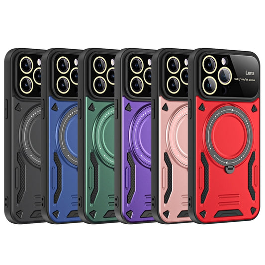Large Window MagSafe Holder Phone Case, For iPhone 15 Pro Max, For iPhone 15 Pro, For iPhone 15 Plus, For iPhone 15