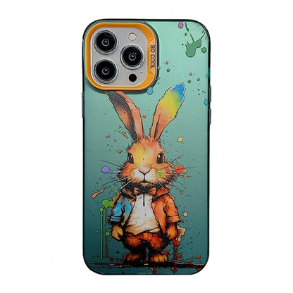 Cute Animal Pattern Series PC + TPU Phone Case, For iPhone 13 Pro, For iPhone 13, For iPhone 12, For iPhone 12 Pro Max
