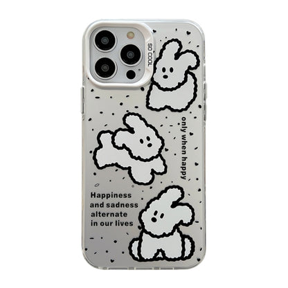 Cute Animal Pattern Series PC + TPU Phone Case, For iPhone 15 Plus, For iPhone 14 Pro Max, For iPhone 15, For iPhone 13 Pro Max