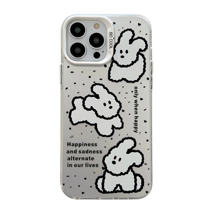 Cute Animal Pattern Series PC + TPU Phone Case, For iPhone 14, For iPhone 15 Pro Max, For iPhone 14 Pro, For iPhone 15 Pro