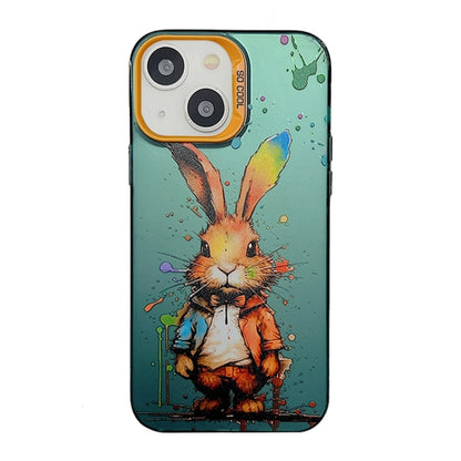 Cute Animal Pattern Series PC + TPU Phone Case, For iPhone 15 Plus, For iPhone 14 Pro Max, For iPhone 15, For iPhone 13 Pro Max