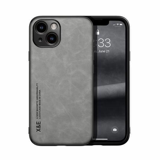 Skin Feel Magnetic Leather Back Phone Case, For iPhone 14 Plus, For iPhone 14, For iPhone 14 Pro, For iPhone 14 Pro Max