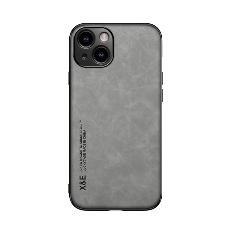 Skin Feel Magnetic Leather Back Phone Case, For iPhone 14 Plus, For iPhone 14, For iPhone 14 Pro, For iPhone 14 Pro Max