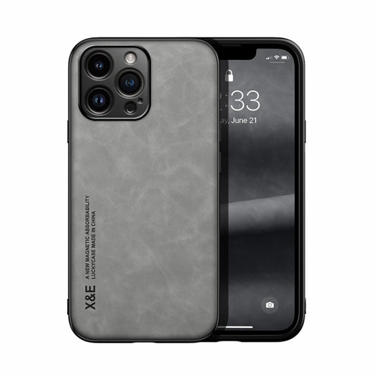 Skin Feel Magnetic Leather Back Phone Case, For iPhone 16 Pro Max, For iPhone 16 Pro, For iPhone 15 Pro Max, iPhone 15 Pro, For iPhone 15 Plus, For iPhone 15