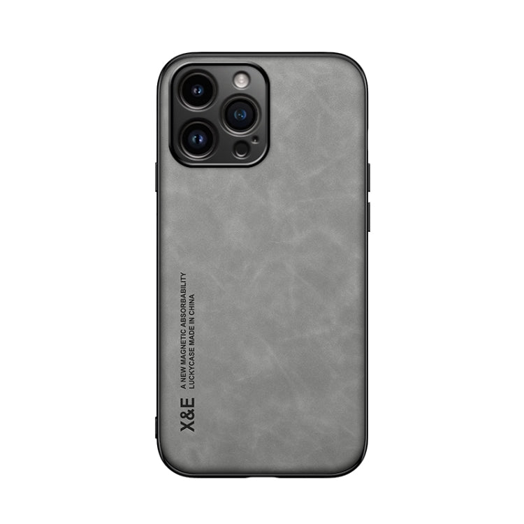 Skin Feel Magnetic Leather Back Phone Case, For iPhone 16 Pro Max, For iPhone 16 Pro, For iPhone 15 Pro Max, iPhone 15 Pro, For iPhone 15 Plus, For iPhone 15