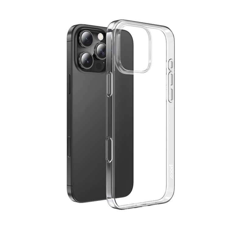 hoco Light Series Soft TPU Phone Case, For iPhone 16 Pro Max, For iPhone 16 Pro, For iPhone 16