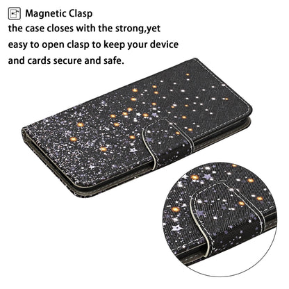 3D Colored Drawing Flip Leather Phone Case, For iPhone 15 Pro Max, For iPhone 15 Pro