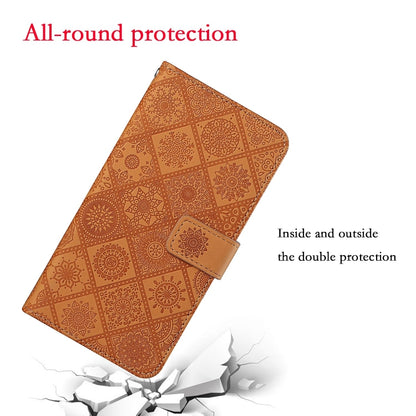 Ethnic Style Embossed Pattern Leather Phone Case, For iPhone 16 Pro Max, For iPhone 16 Pro, For iPhone 16 Plus
