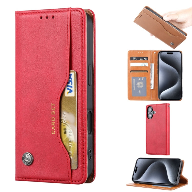 Knead Skin Texture Flip Leather Phone Case