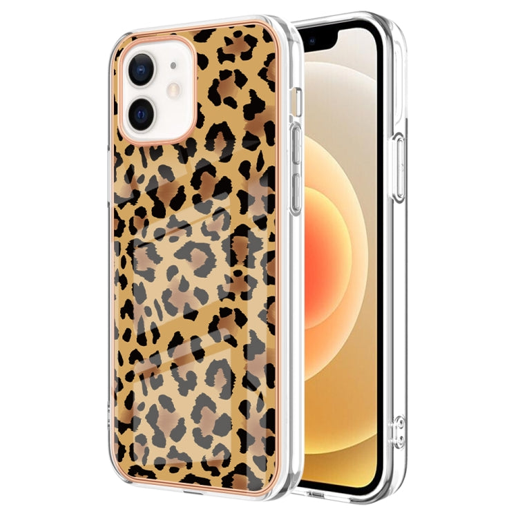 Electroplating Marble Dual-side IMD Phone Case, For iPhone 13, For iPhone 13 mini, For iPhone 12 / 12 Pro