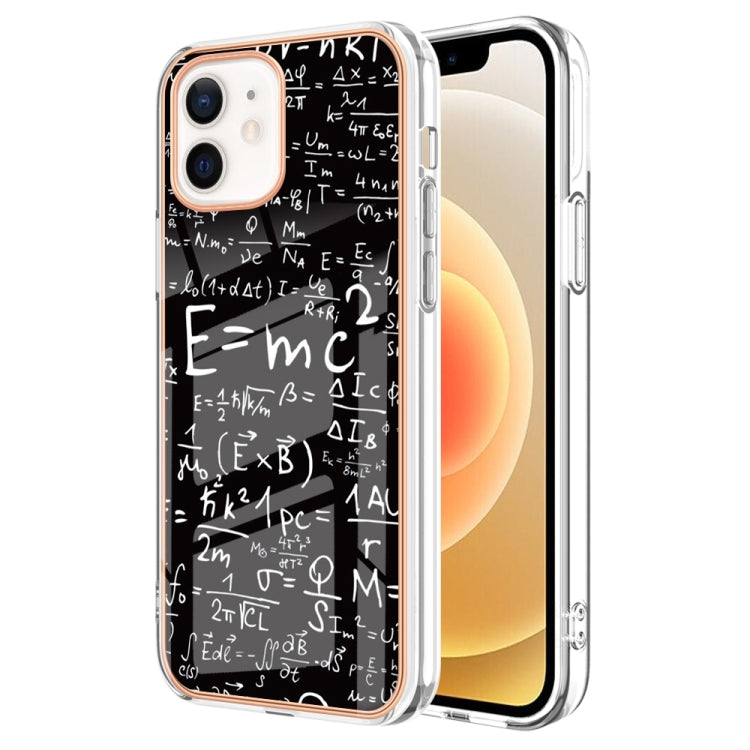 Electroplating Marble Dual-side IMD Phone Case, For iPhone 13, For iPhone 13 mini, For iPhone 12 / 12 Pro