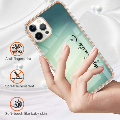 Electroplating Marble Dual-side IMD Phone Case, For iPhone 12 Pro Max, For iPhone 11 Pro Max, For iPhone 11