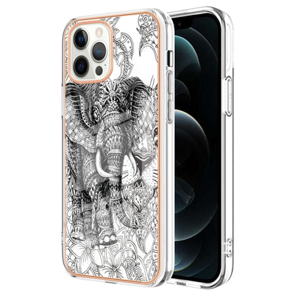 Electroplating Marble Dual-side IMD Phone Case, For iPhone 12 Pro Max, For iPhone 11 Pro Max, For iPhone 11