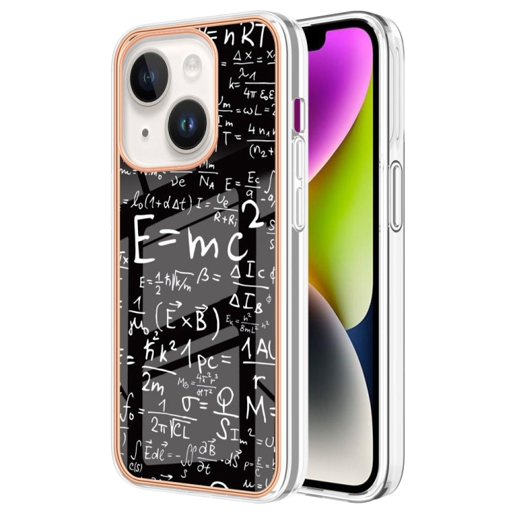 Electroplating Marble Dual-side IMD Phone Case, For iPhone 14, For iPhone 14 Pro, For iPhone 14 Pro Max