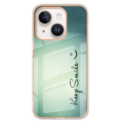 Electroplating Marble Dual-side IMD Phone Case, For iPhone 15 Plus, For iPhone 15, For iPhone 14 Plus, For iPhone 14, For iPhone 14 Pro, For iPhone 14 Pro Max