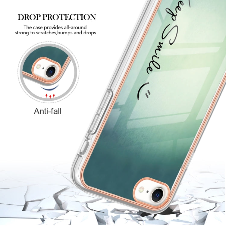 Electroplating Marble Dual-side IMD Phone Case, For iPhone SE 2022 / SE 2020 / 8 / 7, For iPhone 13 Pro Max, For iPhone 13 Pro