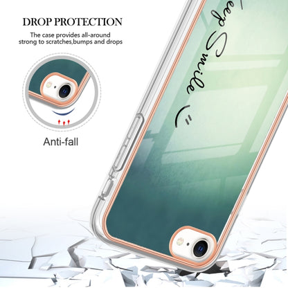 Electroplating Marble Dual-side IMD Phone Case, For iPhone SE 2022 / SE 2020 / 8 / 7, For iPhone 13 Pro Max, For iPhone 13 Pro, For iPhone 13, For iPhone 13 mini, For iPhone 12 / 12 Pro
