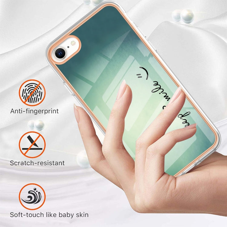 Electroplating Marble Dual-side IMD Phone Case, For iPhone SE 2022 / SE 2020 / 8 / 7, For iPhone 13 Pro Max, For iPhone 13 Pro