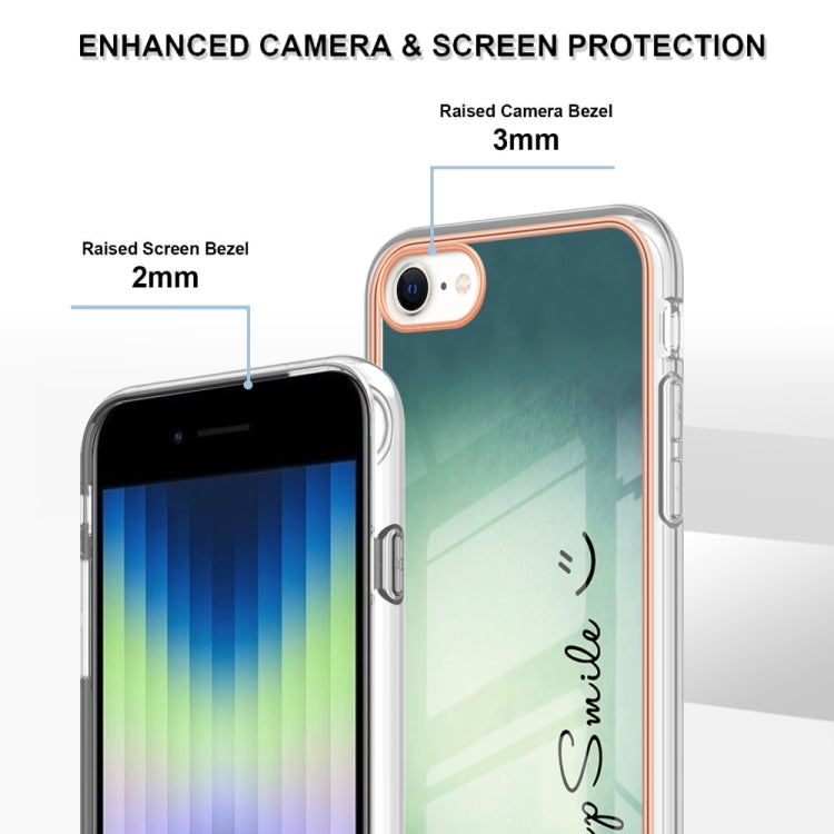 Electroplating Marble Dual-side IMD Phone Case, For iPhone SE 2022 / SE 2020 / 8 / 7, For iPhone 13 Pro Max, For iPhone 13 Pro