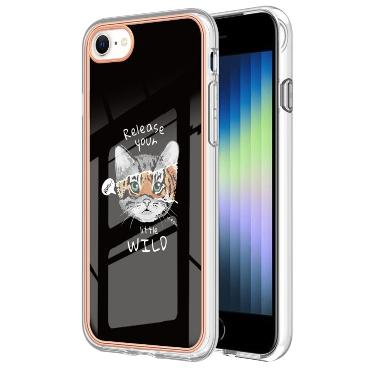 Electroplating Marble Dual-side IMD Phone Case, For iPhone SE 2022 / SE 2020 / 8 / 7, For iPhone 13 Pro Max, For iPhone 13 Pro