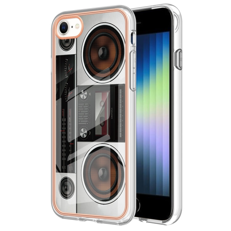 Electroplating Marble Dual-side IMD Phone Case, For iPhone SE 2022 / SE 2020 / 8 / 7, For iPhone 13 Pro Max, For iPhone 13 Pro