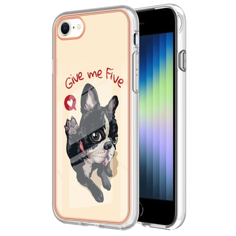 Electroplating Marble Dual-side IMD Phone Case, For iPhone SE 2022 / SE 2020 / 8 / 7, For iPhone 13 Pro Max, For iPhone 13 Pro