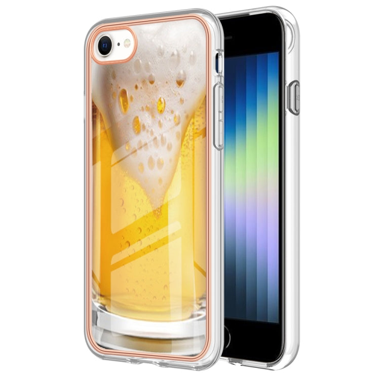 Electroplating Marble Dual-side IMD Phone Case, For iPhone SE 2022 / SE 2020 / 8 / 7, For iPhone 13 Pro Max, For iPhone 13 Pro