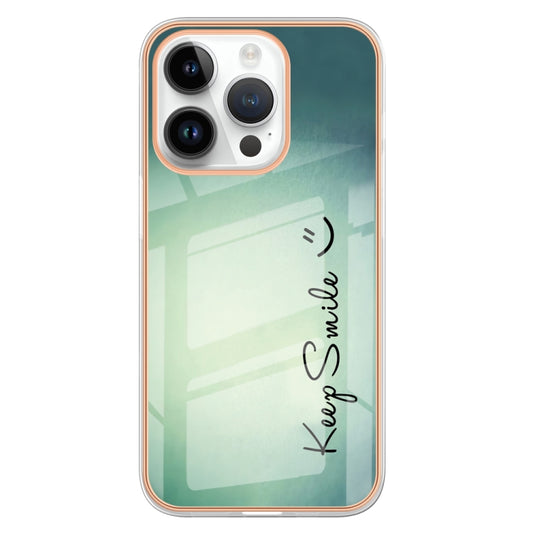 Electroplating Marble Dual-side IMD Phone Case, For iPhone 16 Pro Max, For iPhone 16 Pro, For iPhone 16 Plus