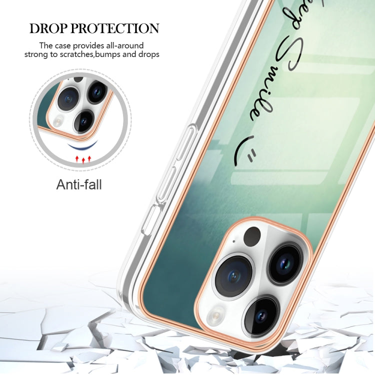 Electroplating Marble Dual-side IMD Phone Case, For iPhone 16 Pro Max, For iPhone 16 Pro, For iPhone 16 Plus